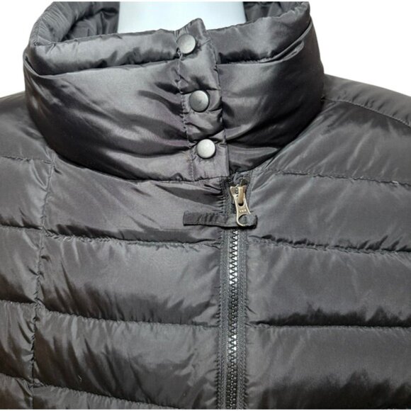 L.L.Bean DownTek Puffer Jacket Womens XL Black Lightweight Full Zip Pockets - Picture 5 of 11